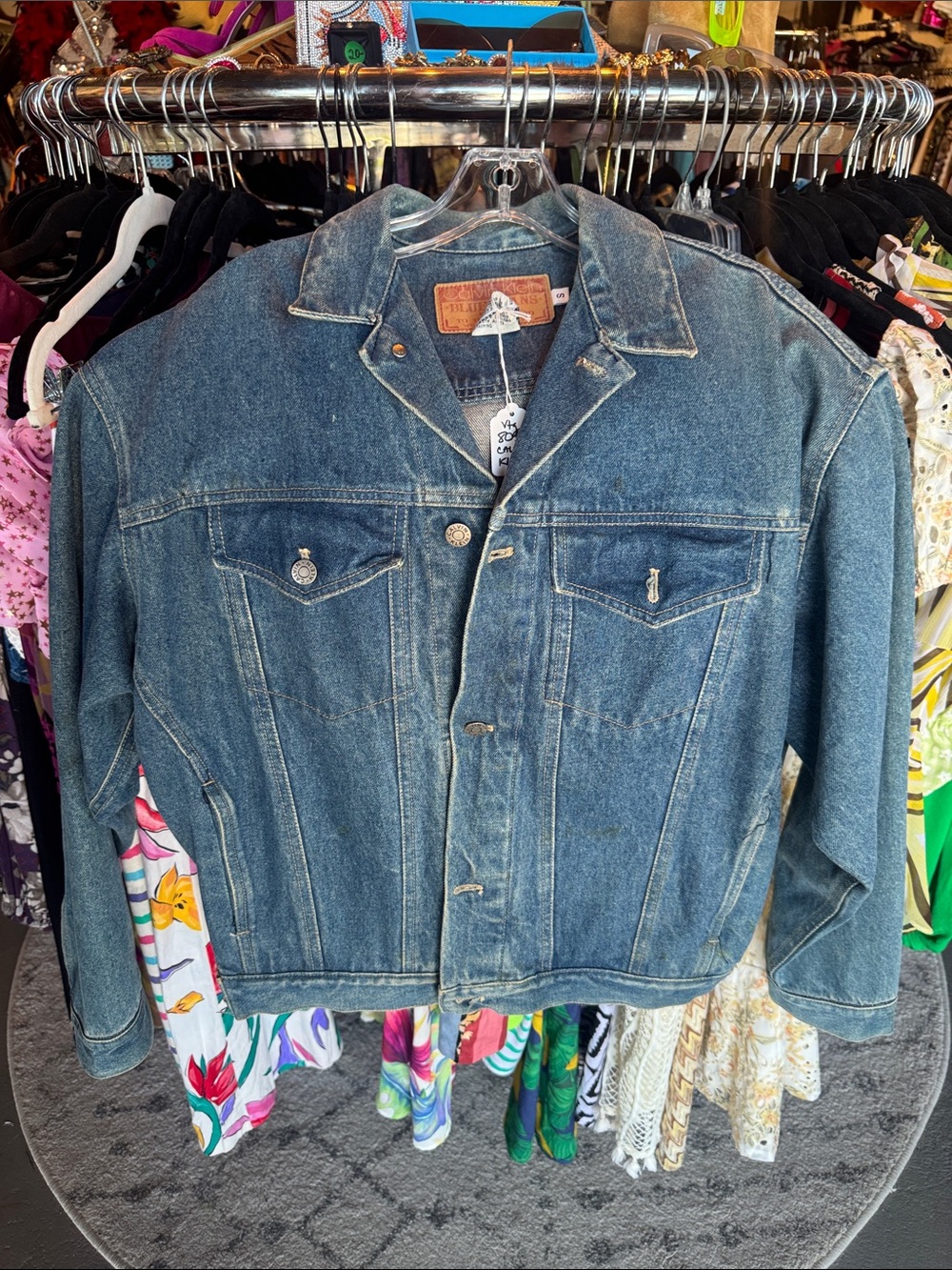 Vintage 80s Calvin Klein Blue Jeans Denim Jacket
